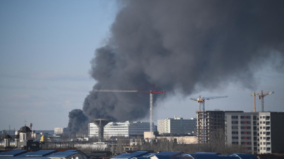 Directia de Mediu a trimis echipamente de monitorizare pentru incendiu