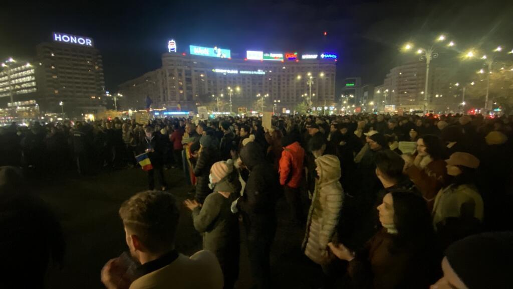 Protestele pentru reformarea Justitiei continua in Bucuresti