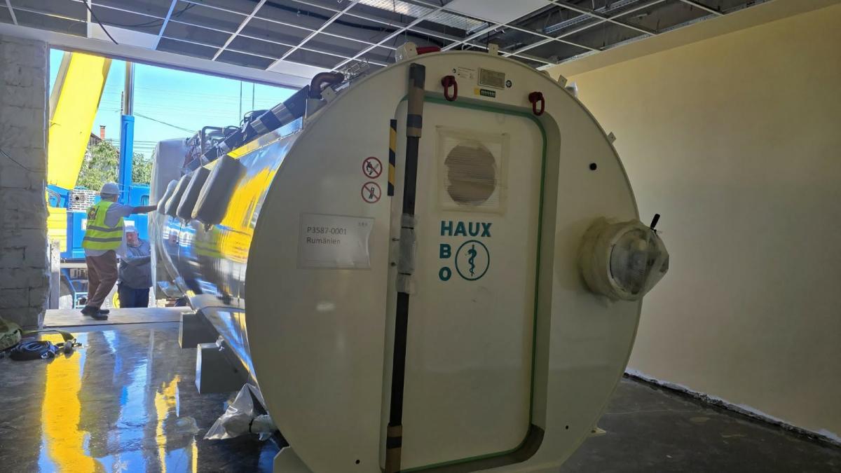 prima camera hiperbara dintrun spital public romanesc alin tise declara cea mai mare