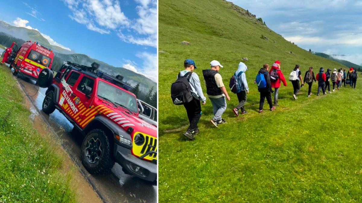 O profesoara a fost struck by lightning in timpul unei excursii cu elevii pe Vrful Omu Copiii au alergat sa ceara ajutor la